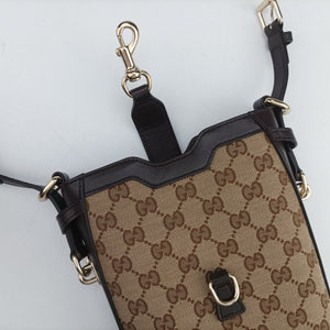 Vintage Gucci GG Canvas Sherry Beige ×Brown canvas×leather 782919 shoulderbag | stylenewstar