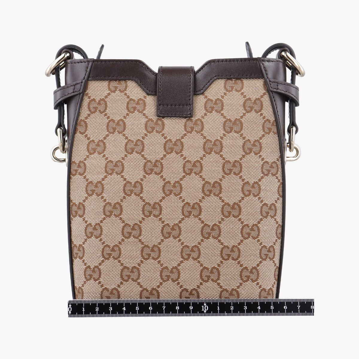 Vintage Gucci GG Canvas Sherry Beige ×Brown canvas×leather 782919 shoulderbag | stylenewstar