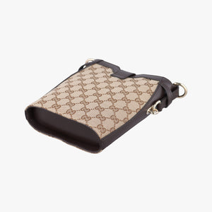 Vintage Gucci GG Canvas Sherry Beige ×Brown canvas×leather 782919 shoulderbag | stylenewstar