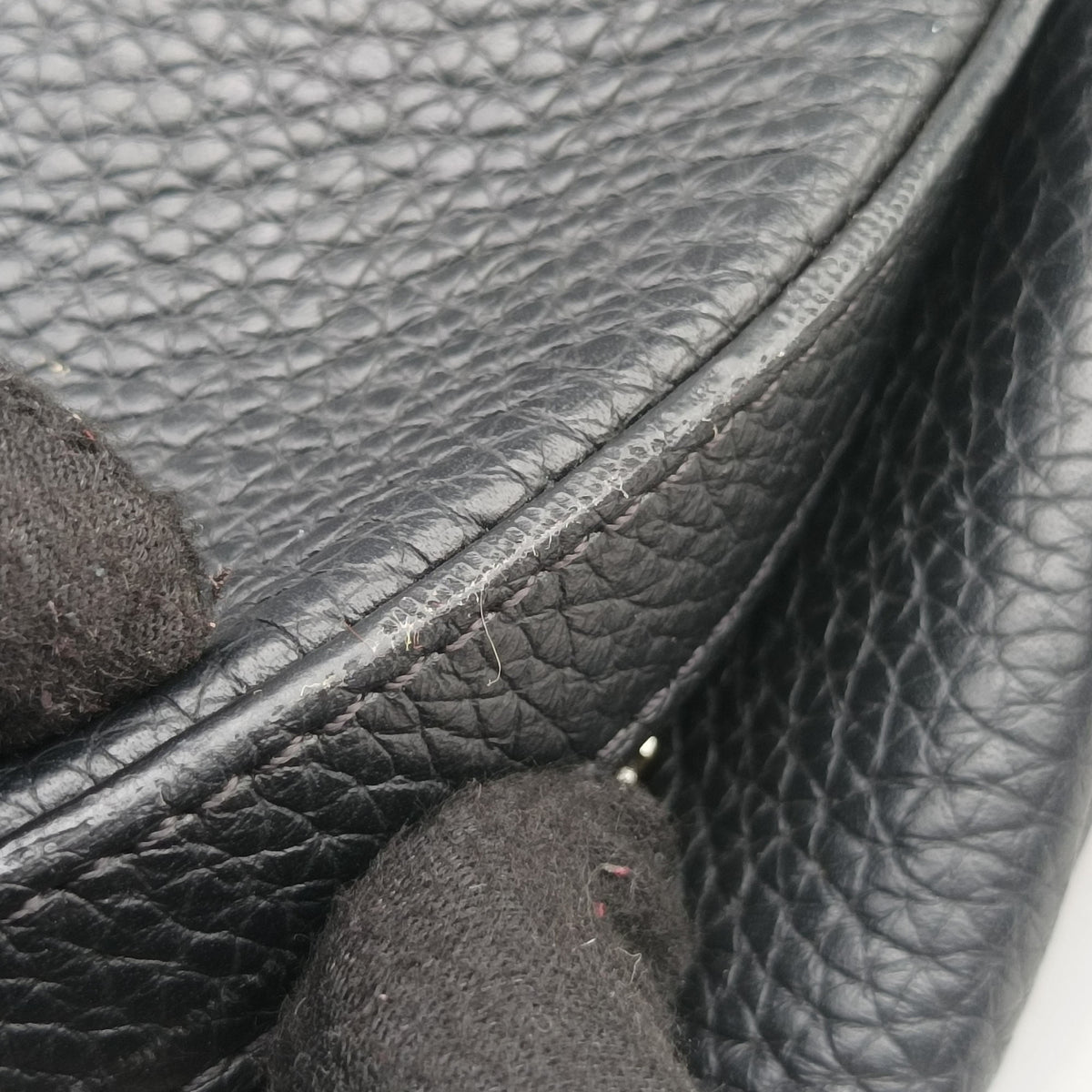 Pre-owned Louis Vuitton ARMAND Noir Taurillon Leather M42687 backpack/rucksack | stylenewstar