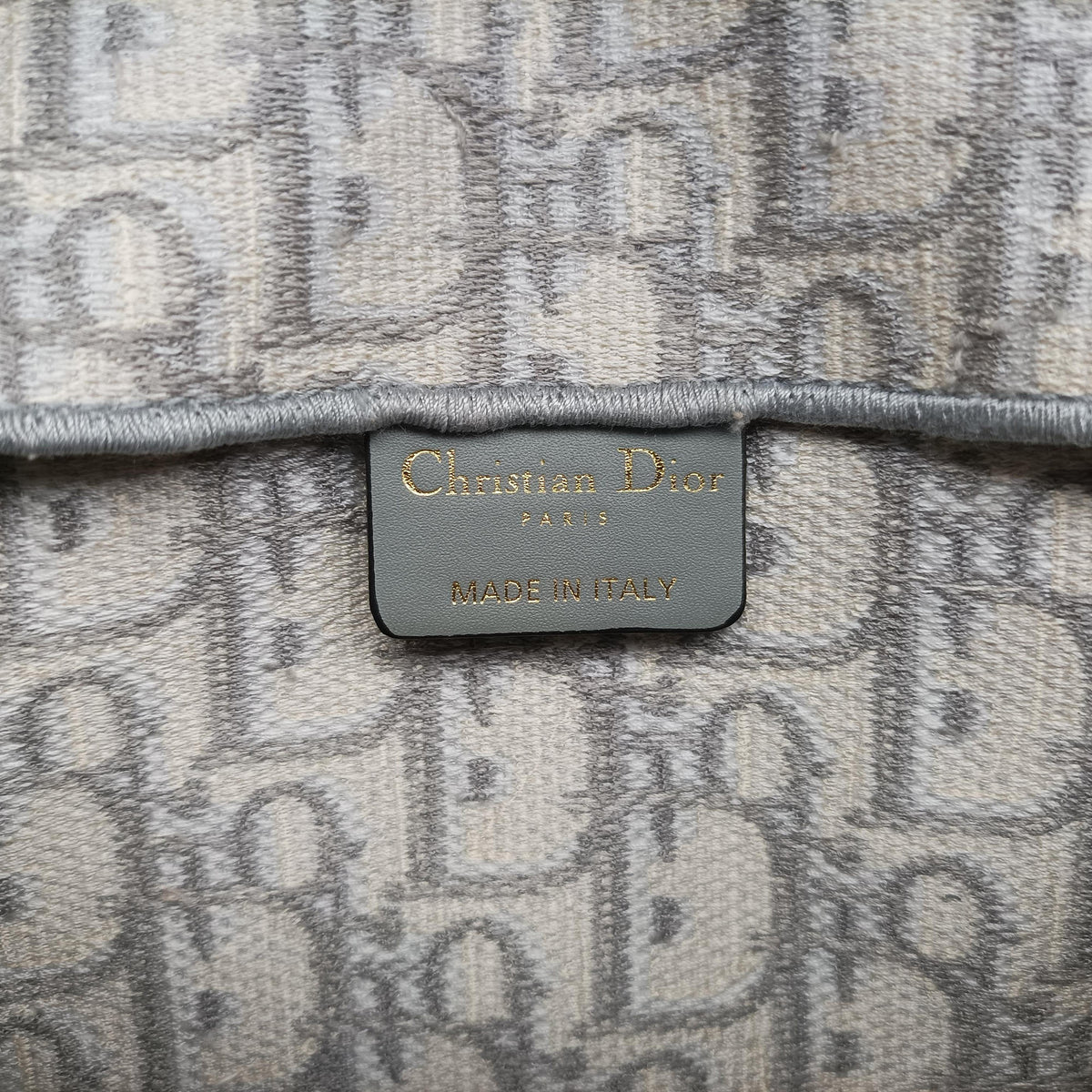Pre-owned Christian Dior Saddle Grey jacquard  bum bag/waist bag | stylenewstar