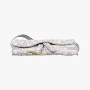 Pre-owned Christian Dior Saddle Grey jacquard  bum bag/waist bag | stylenewstar