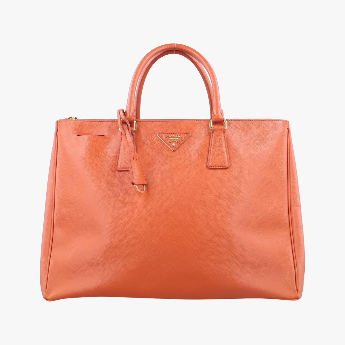 Secondhand Prada Galleria Orange SAFFIANO Leather BN1844 handbag | stylenewstar