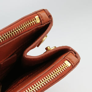 Secondhand Prada Galleria Orange SAFFIANO Leather BN1844 handbag | stylenewstar