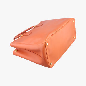 Secondhand Prada Galleria Orange SAFFIANO Leather BN1844 handbag | stylenewstar