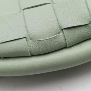 Pre-owned Bottega Veneta Gemelli Green Lambskin 764281 shoulderbag | stylenewstar