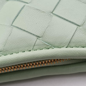 Pre-owned Bottega Veneta Gemelli Green Lambskin 764281 shoulderbag | stylenewstar