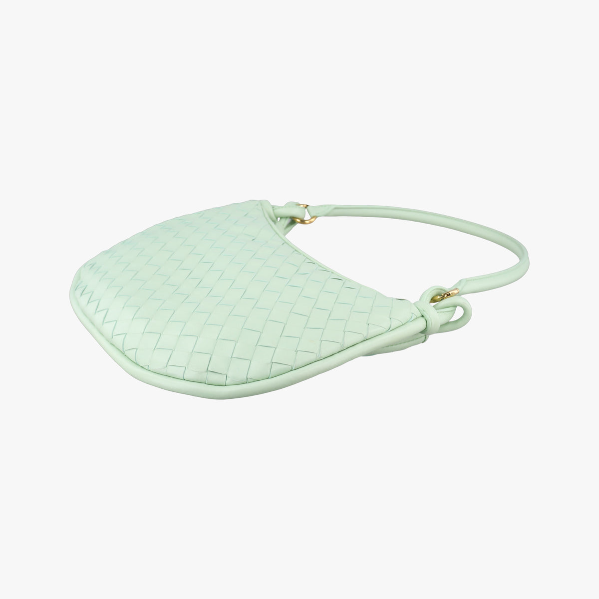 Pre-owned Bottega Veneta Gemelli Green Lambskin 764281 shoulderbag | stylenewstar