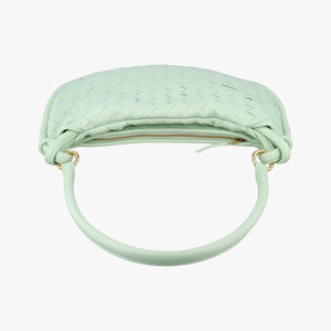 Pre-owned Bottega Veneta Gemelli Green Lambskin 764281 shoulderbag | stylenewstar