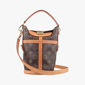 Pre-owned Louis Vuitton DUFFLE brown Monogram Canvas M43587 shoulderbag | stylenewstar