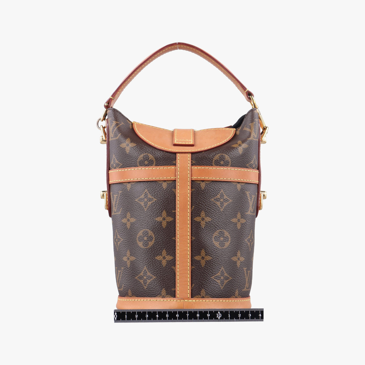 Pre-owned Louis Vuitton DUFFLE brown Monogram Canvas M43587 shoulderbag | stylenewstar