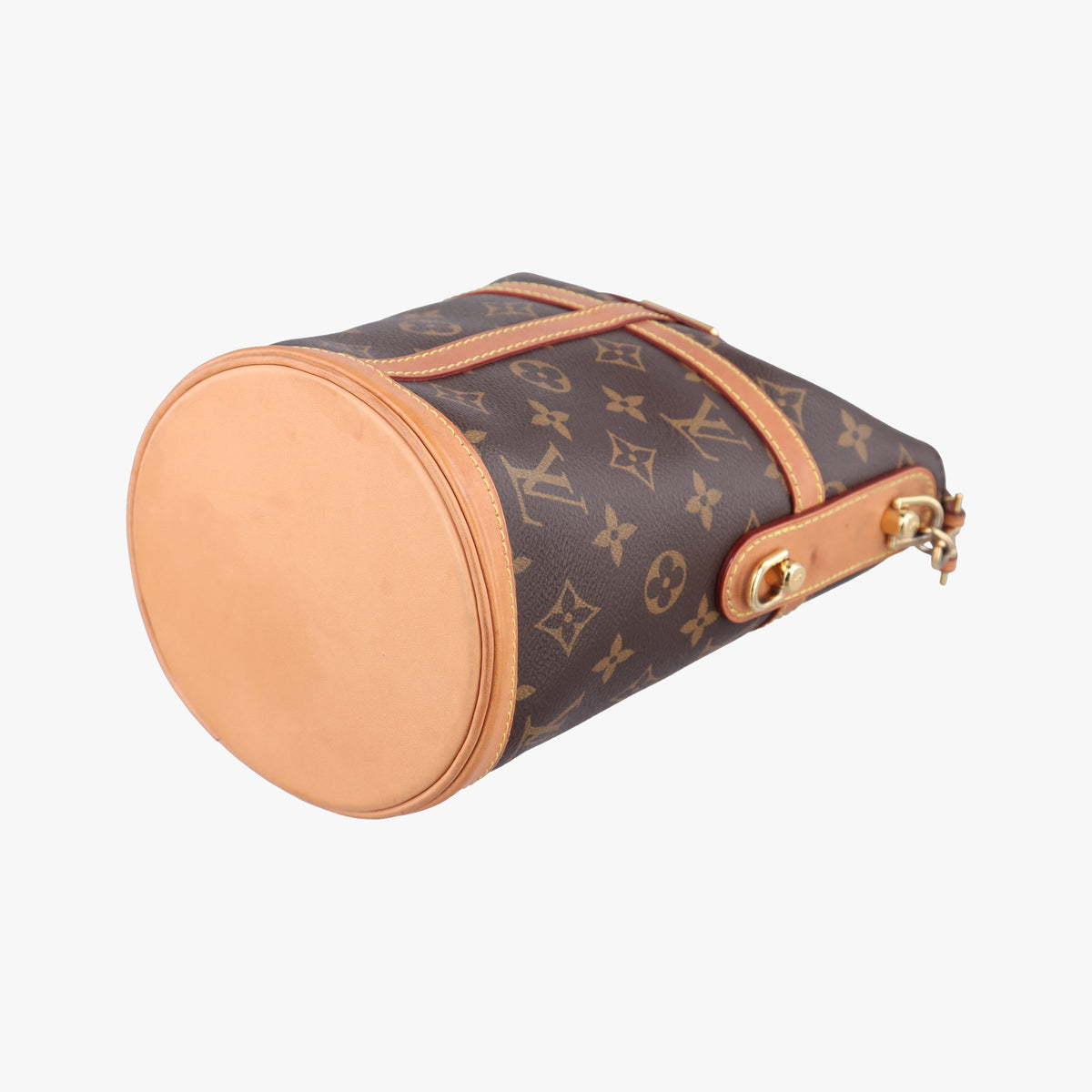 Pre-owned Louis Vuitton DUFFLE brown Monogram Canvas M43587 shoulderbag | stylenewstar