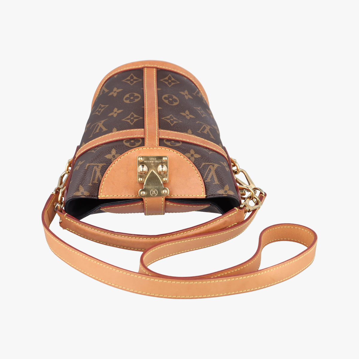 Pre-owned Louis Vuitton DUFFLE brown Monogram Canvas M43587 shoulderbag | stylenewstar