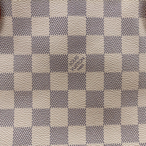 Secondhand Louis Vuitton Neverfull MM Azur Damier Canvas N51107 shoulderbag | stylenewstar