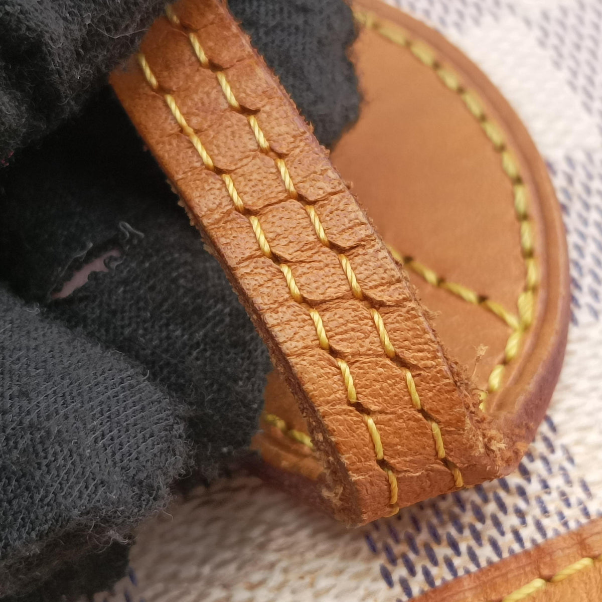 Secondhand Louis Vuitton Neverfull MM Azur Damier Canvas N51107 shoulderbag | stylenewstar