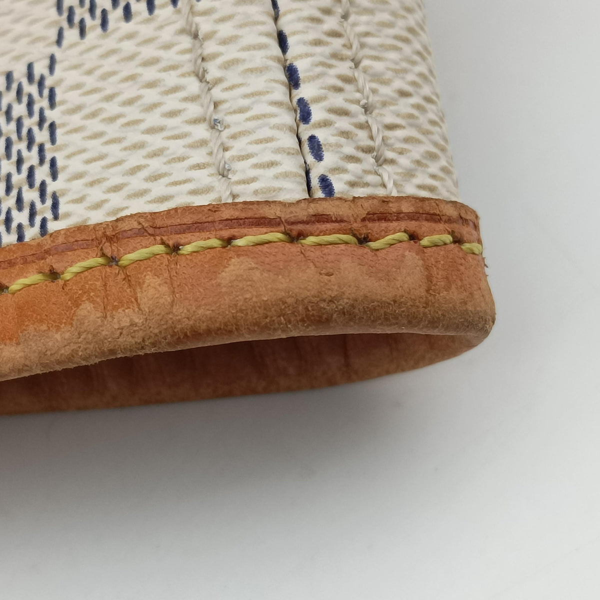 Pre-owned Louis Vuitton Neverfull MM Azur Damier Canvas N51107 shoulderbag | stylenewstar