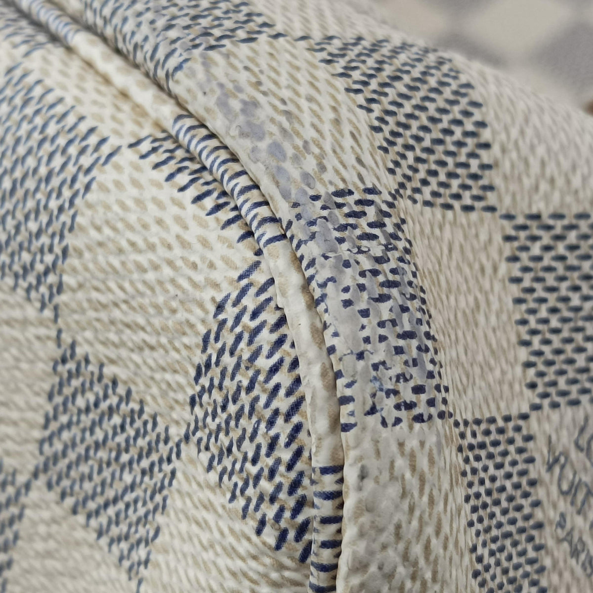 Pre-owned Louis Vuitton Neverfull MM Azur Damier Canvas N51107 shoulderbag | stylenewstar