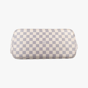 Pre-owned Louis Vuitton Neverfull MM Azur Damier Canvas N51107 shoulderbag | stylenewstar