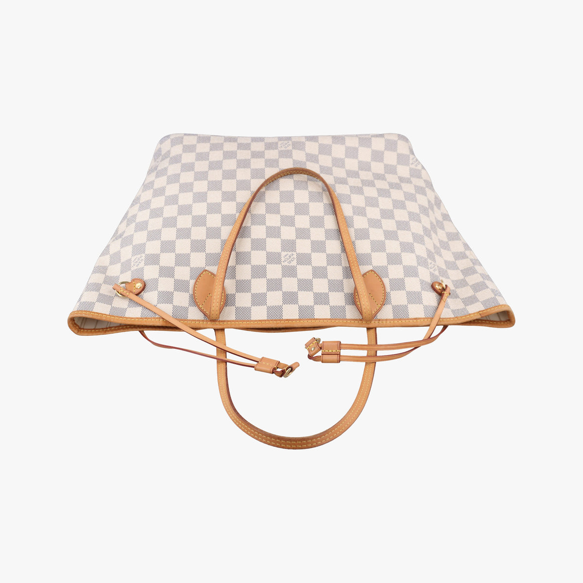 Pre-owned Louis Vuitton Neverfull MM Azur Damier Canvas N51107 shoulderbag | stylenewstar