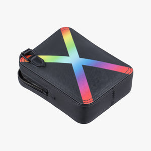 Pre-owned Louis Vuitton Danube Messenger black×multicolor Taiga M30332 shoulderbag | stylenewstar