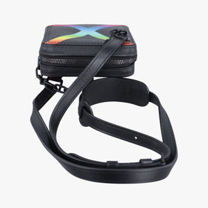 Pre-owned Louis Vuitton Danube Messenger black×multicolor Taiga M30332 shoulderbag | stylenewstar