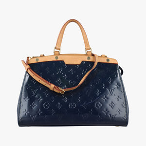 Secondhand Louis Vuitton Brea MM Grand Bleu Vernis M90054 shoulderbag | stylenewstar