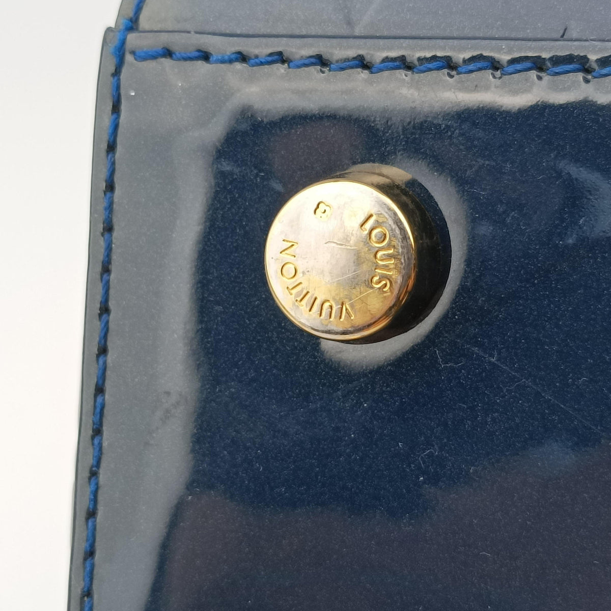 Secondhand Louis Vuitton Brea MM Grand Bleu Vernis M90054 shoulderbag | stylenewstar