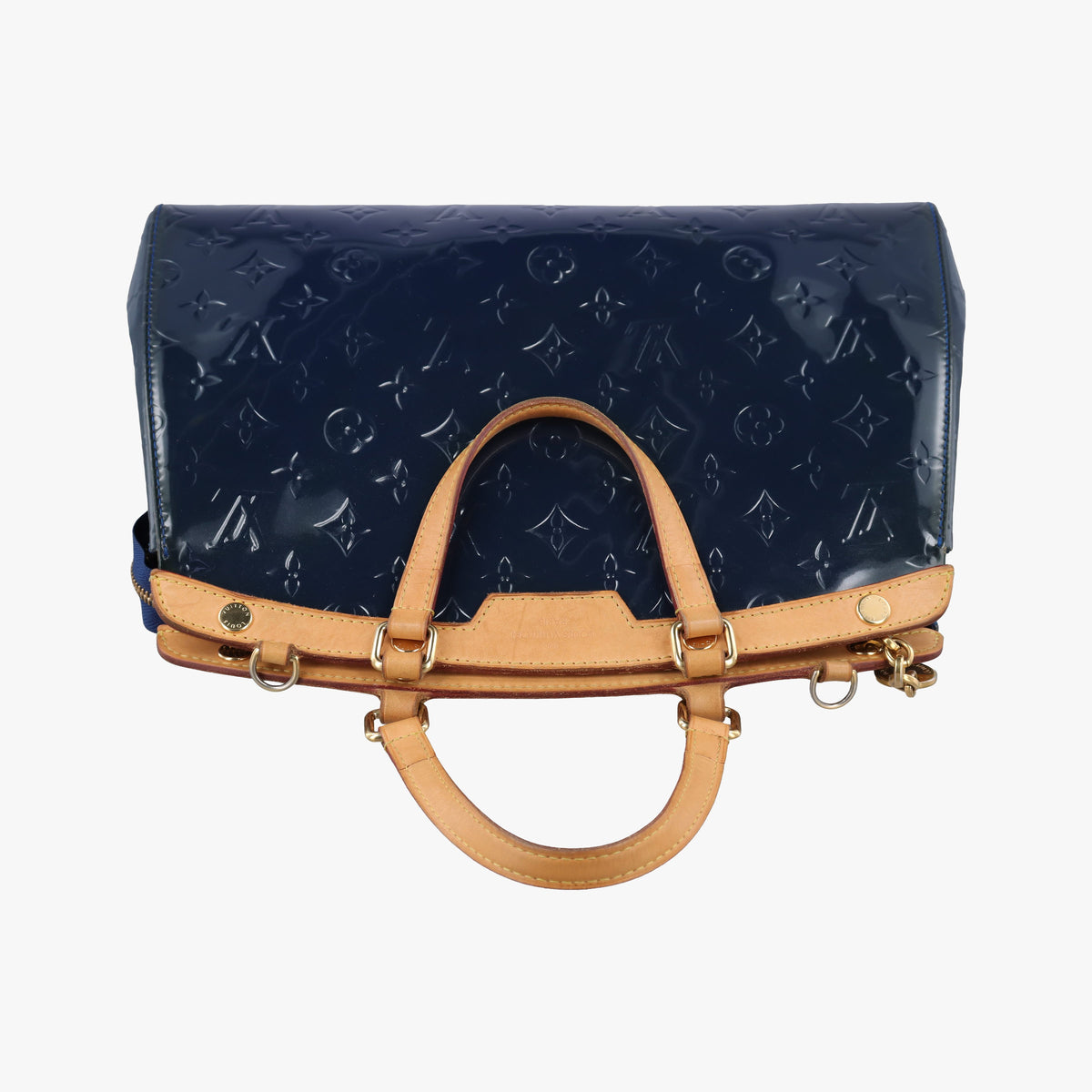 Secondhand Louis Vuitton Brea MM Grand Bleu Vernis M90054 shoulderbag | stylenewstar