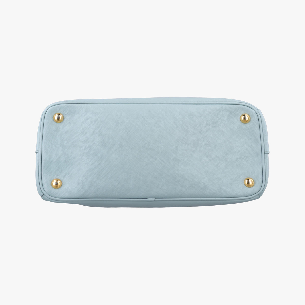 Pre-owned Prada Galleria Blue SAFFIANO Leather BN1786 handbag | stylenewstar