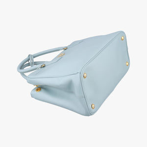 Pre-owned Prada Galleria Blue SAFFIANO Leather BN1786 handbag | stylenewstar