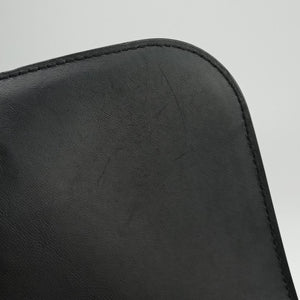 Pre-owned Alexander McQueen Studded Skull Padlock Black Leather  shoulderbag | stylenewstar