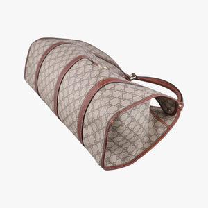 Pre-owned Gucci New Jackie Brown×gBeige PVC coated canvas×Leather 203493 shoulderbag | stylenewstar
