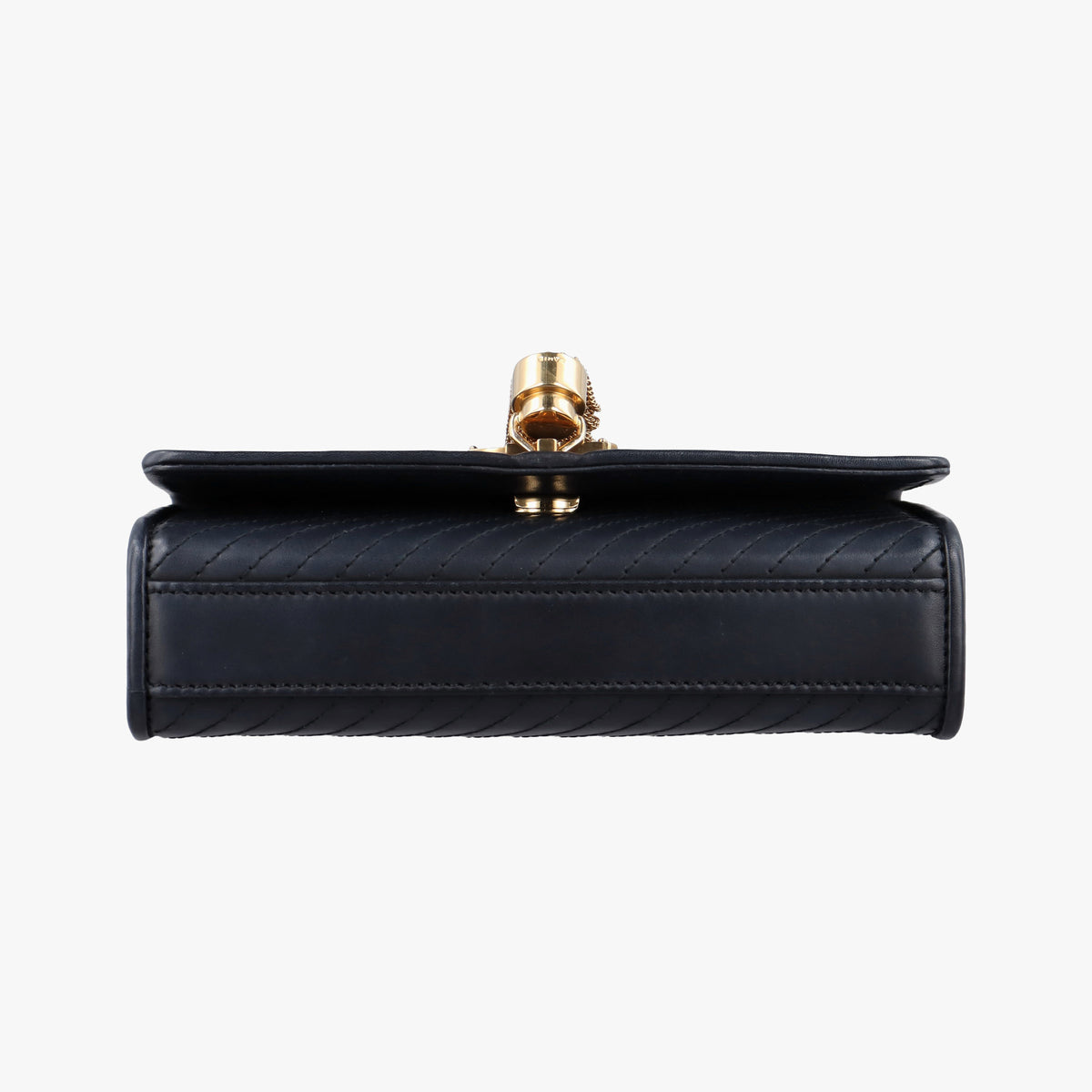 Pre-owned Yves Saint Laurent Monogram Kate Black Leather 356096 shoulderbag | stylenewstar