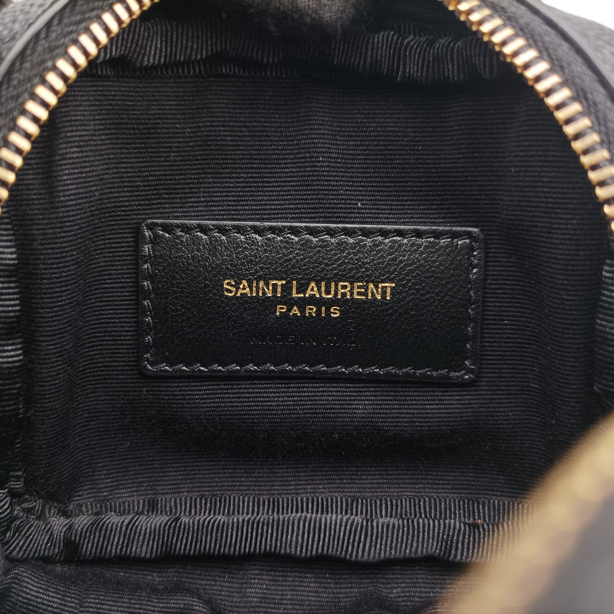 Pre-owned Yves Saint Laurent baby lou Black Leather 635088 shoulderbag | stylenewstar