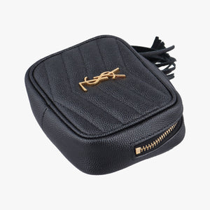 Pre-owned Yves Saint Laurent baby lou Black Leather 635088 shoulderbag | stylenewstar