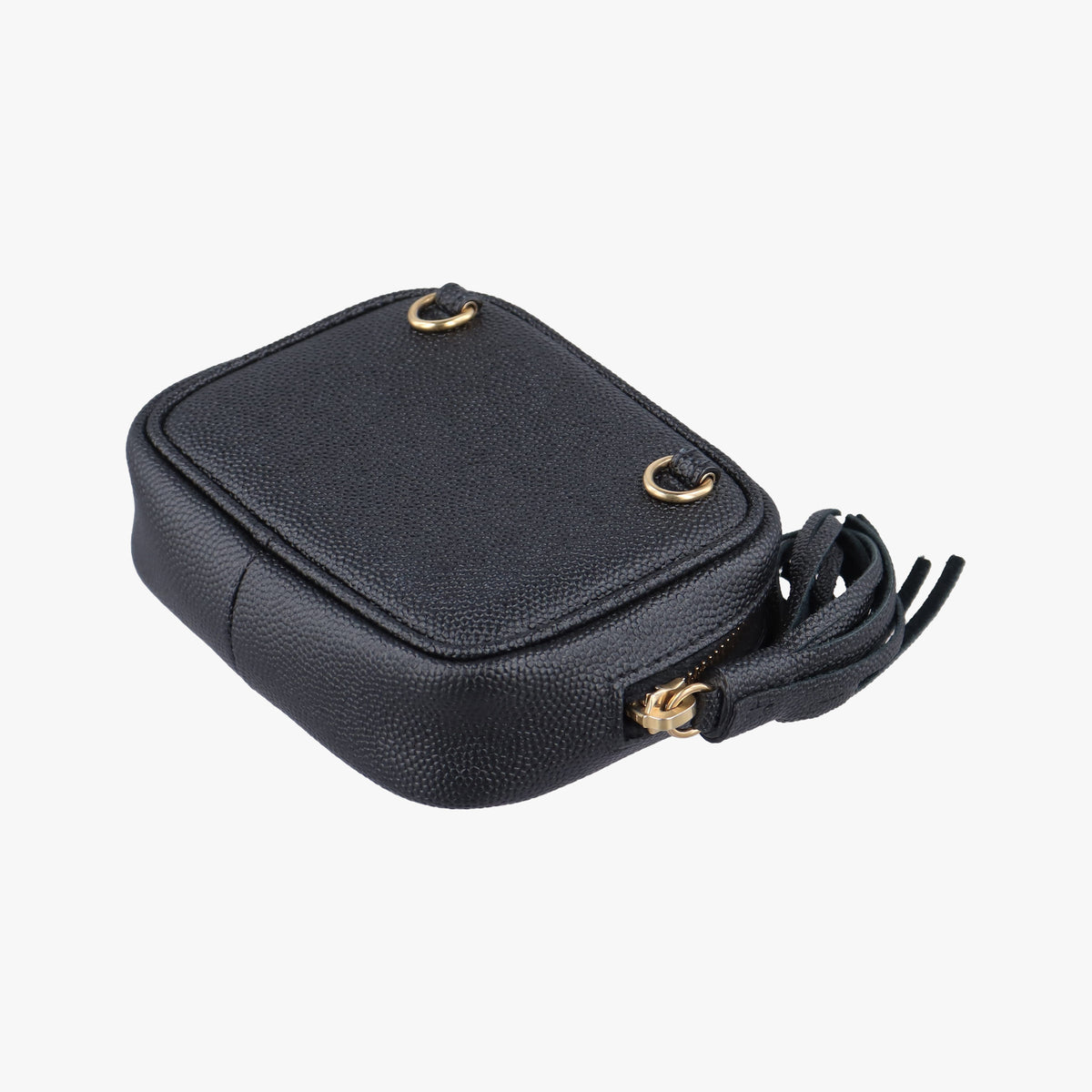 Pre-owned Yves Saint Laurent baby lou Black Leather 635088 shoulderbag | stylenewstar