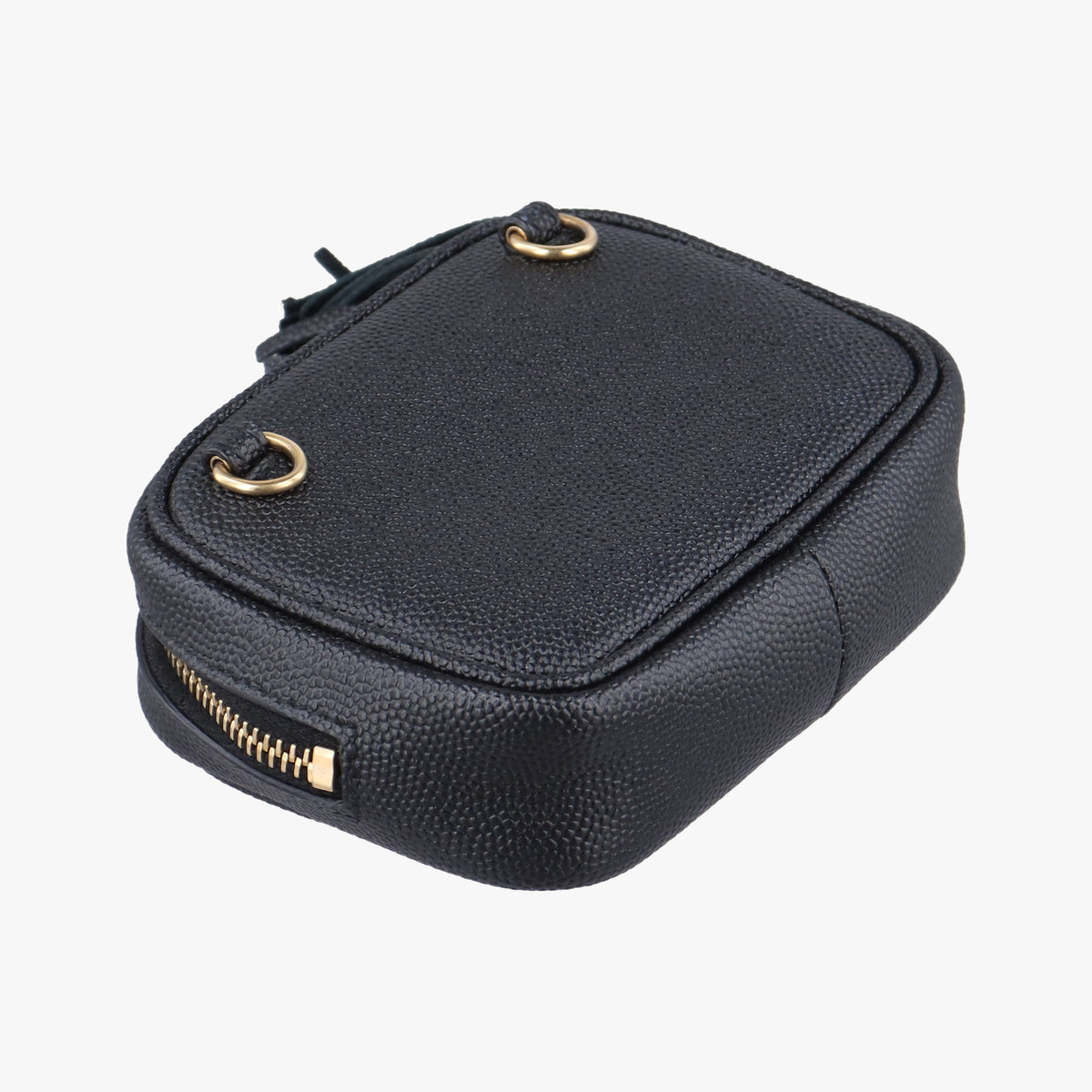 Pre-owned Yves Saint Laurent baby lou Black Leather 635088 shoulderbag | stylenewstar