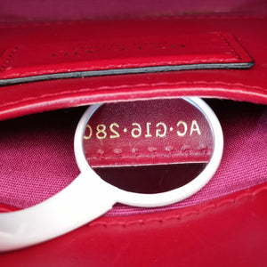 Vintage Bvlgari SERPENTI FOREVER Red Leather  shoulderbag | stylenewstar