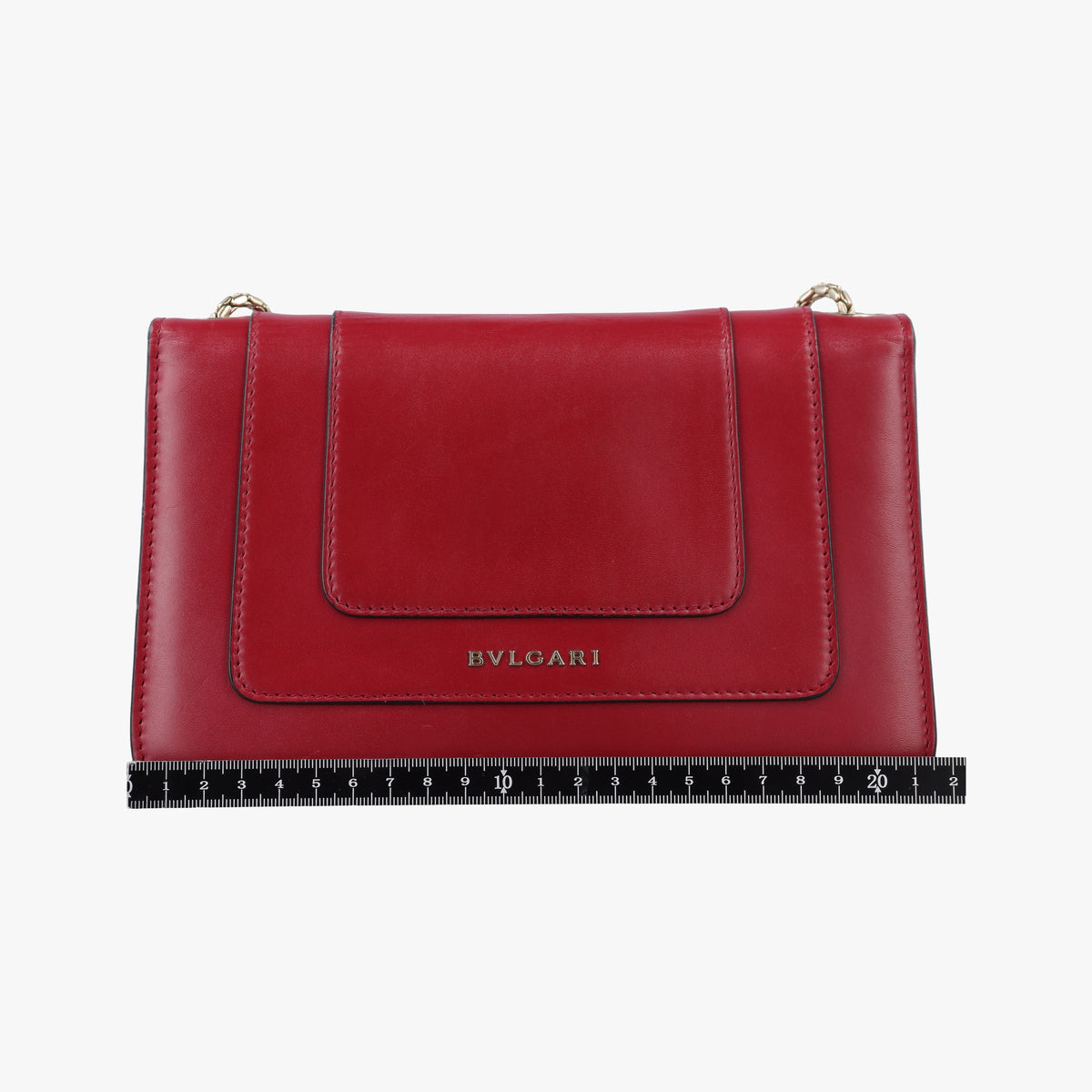 Vintage Bvlgari SERPENTI FOREVER Red Leather  shoulderbag | stylenewstar