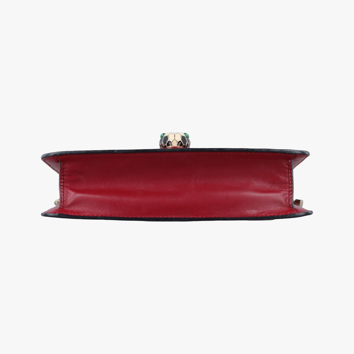 Vintage Bvlgari SERPENTI FOREVER Red Leather  shoulderbag | stylenewstar