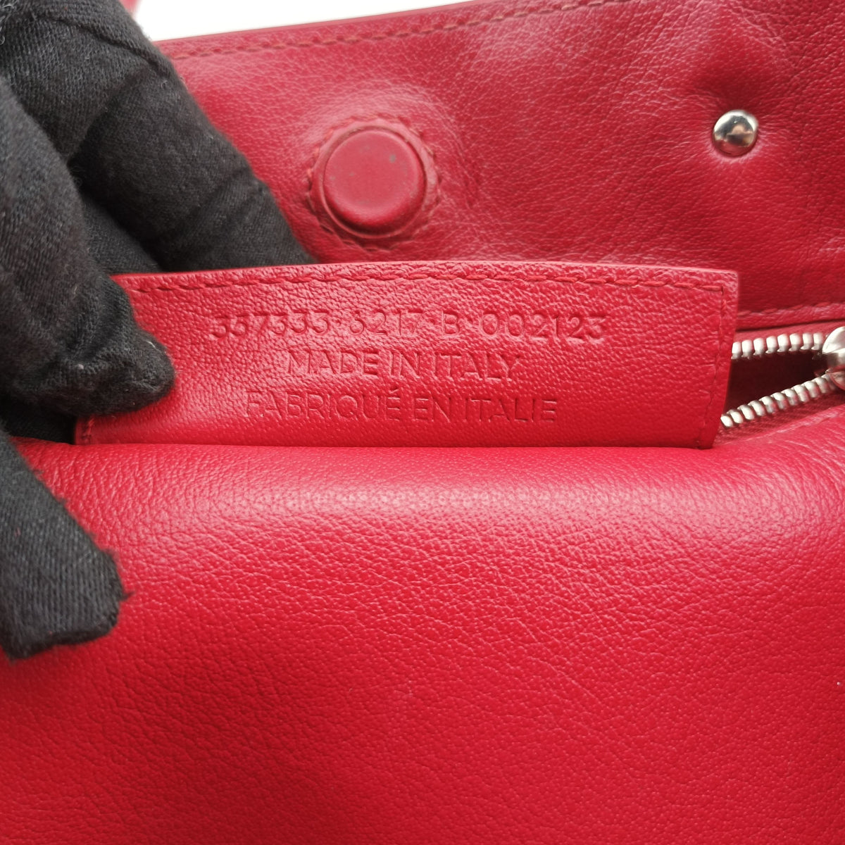 Pre-owned Balenciaga Papier A4 Red Leather 370926 handbag | stylenewstar