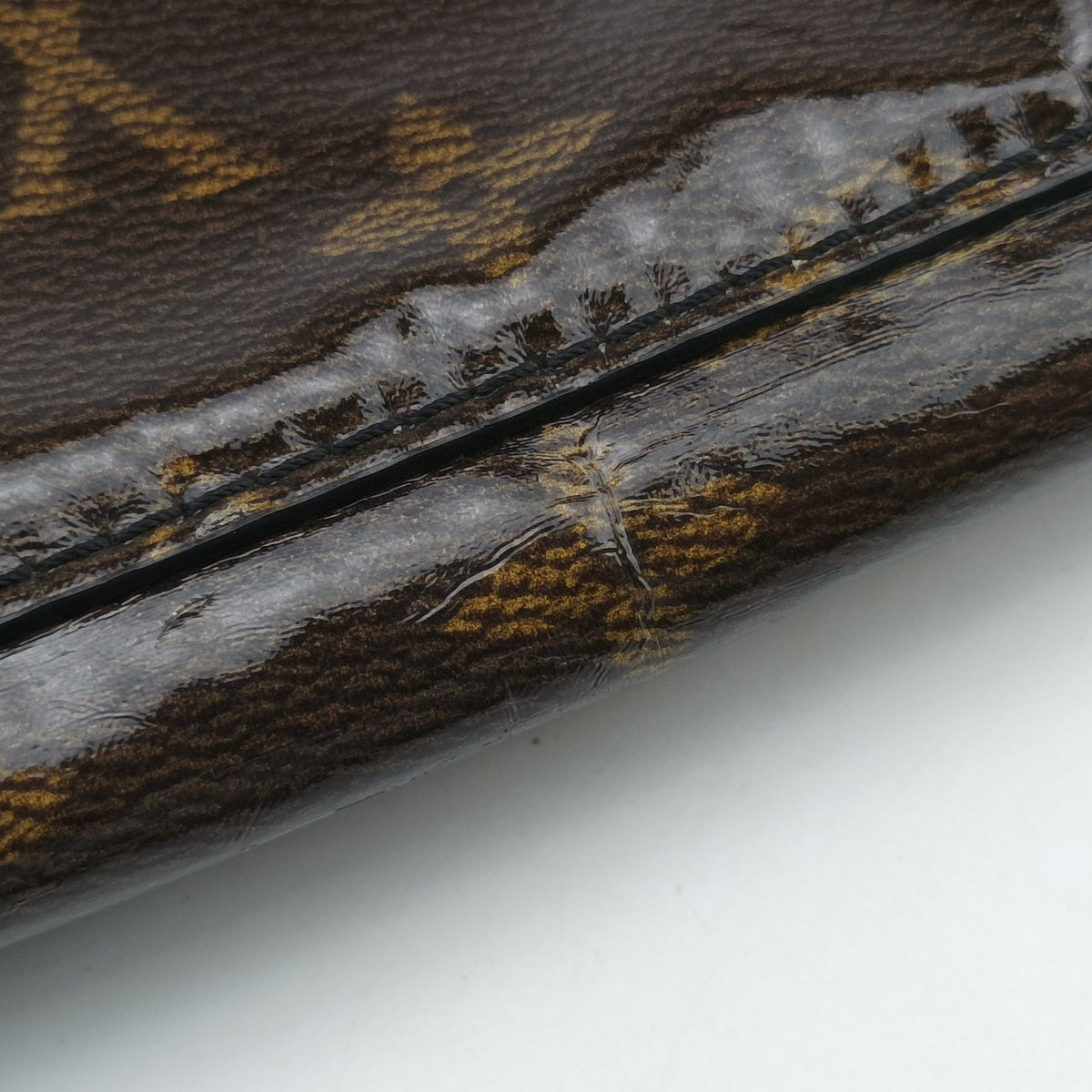 Pre-owned Louis Vuitton Messenger PM Brown Monogram Glaze M43895 bum bag/waist bag | stylenewstar