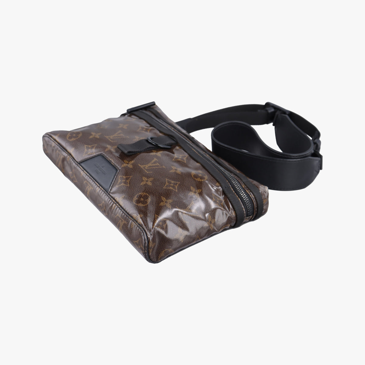Pre-owned Louis Vuitton Messenger PM Brown Monogram Glaze M43895 bum bag/waist bag | stylenewstar