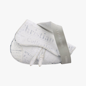 Vintage Christian Dior Saddle White Leather  bum bag/waist bag | stylenewstar