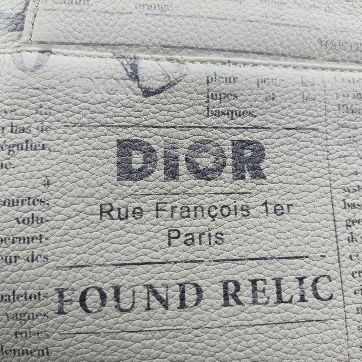 Vintage Christian Dior Saddle White Leather  bum bag/waist bag | stylenewstar