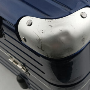 Secondhand RIMOWA TOPAS Blue aluminum  suitcase | stylenewstar