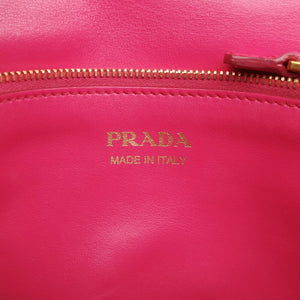 Secondhand Prada Diagramme Pink Leather 1BD108 shoulderbag | stylenewstar