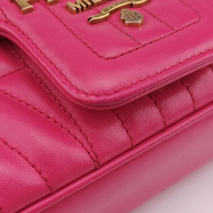Secondhand Prada Diagramme Pink Leather 1BD108 shoulderbag | stylenewstar