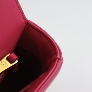 Secondhand Prada Diagramme Pink Leather 1BD108 shoulderbag | stylenewstar