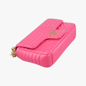 Secondhand Prada Diagramme Pink Leather 1BD108 shoulderbag | stylenewstar